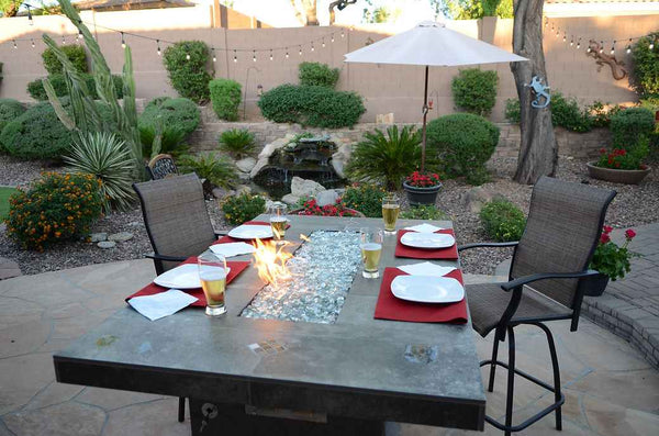 Patio Elegance Entertainer 6 Foot Outdoor Fire Table