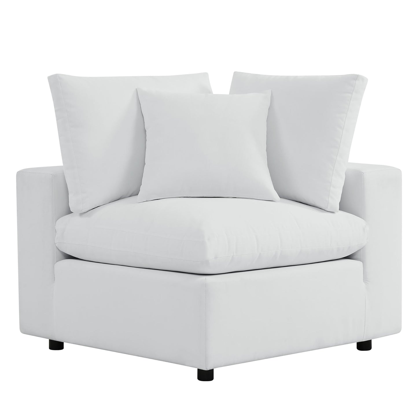 Patio Elegance Sectional Sofa - Saybrook 8-Piece Outdoor Upholstered Sofa by Modway