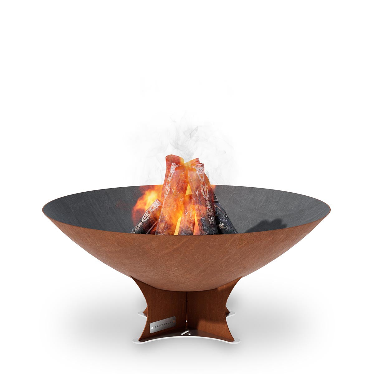 Arteflame Classic 40″ — Fire Pit (CORTEN Bowl; Short Round / Short Euro / Built-In No Base)