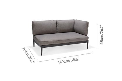 Topaz 3pc Seating Bed Set