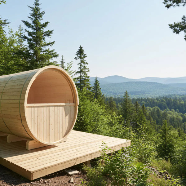 Turku Finnish Barrel Sauna with Terrace and WiFi Heater