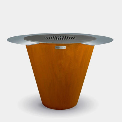 Arteflame Classic 40″ — Storage Base Flat-Top Grill & Fire Bowl (CORTEN Steel)