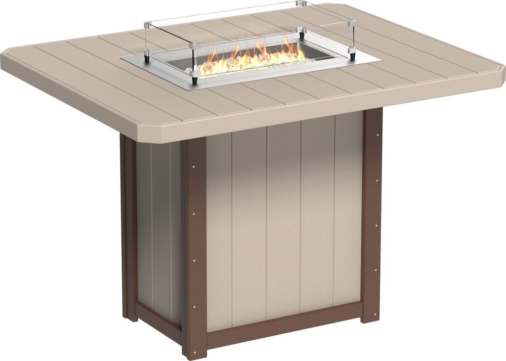 LFT62R Lumin Fire Table 62 inch Rectangular - additional lifestyle view