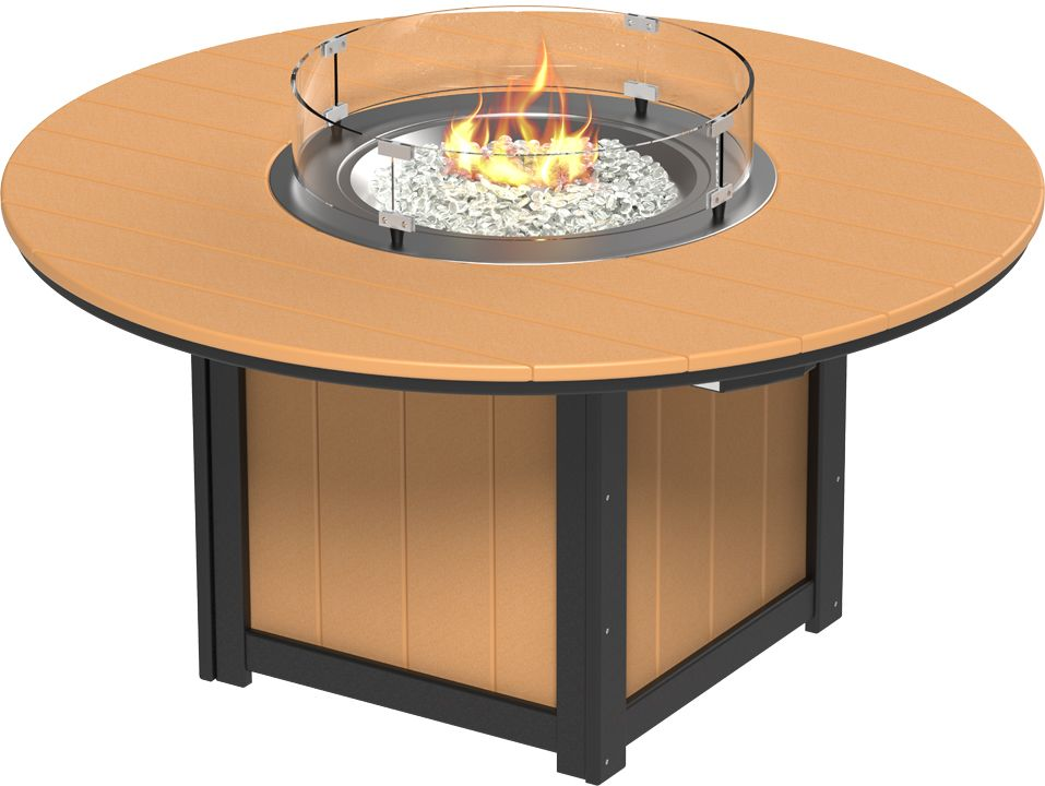 LFT60R Lumin Fire Table 60 inch Round - additional lifestyle view