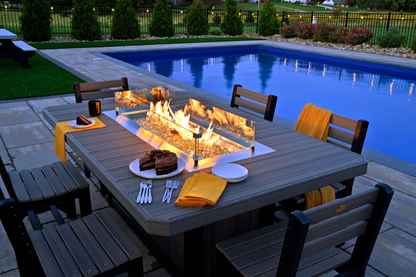 LFT79R Lumin Fire Table 79 inch Rectangular - additional lifestyle view